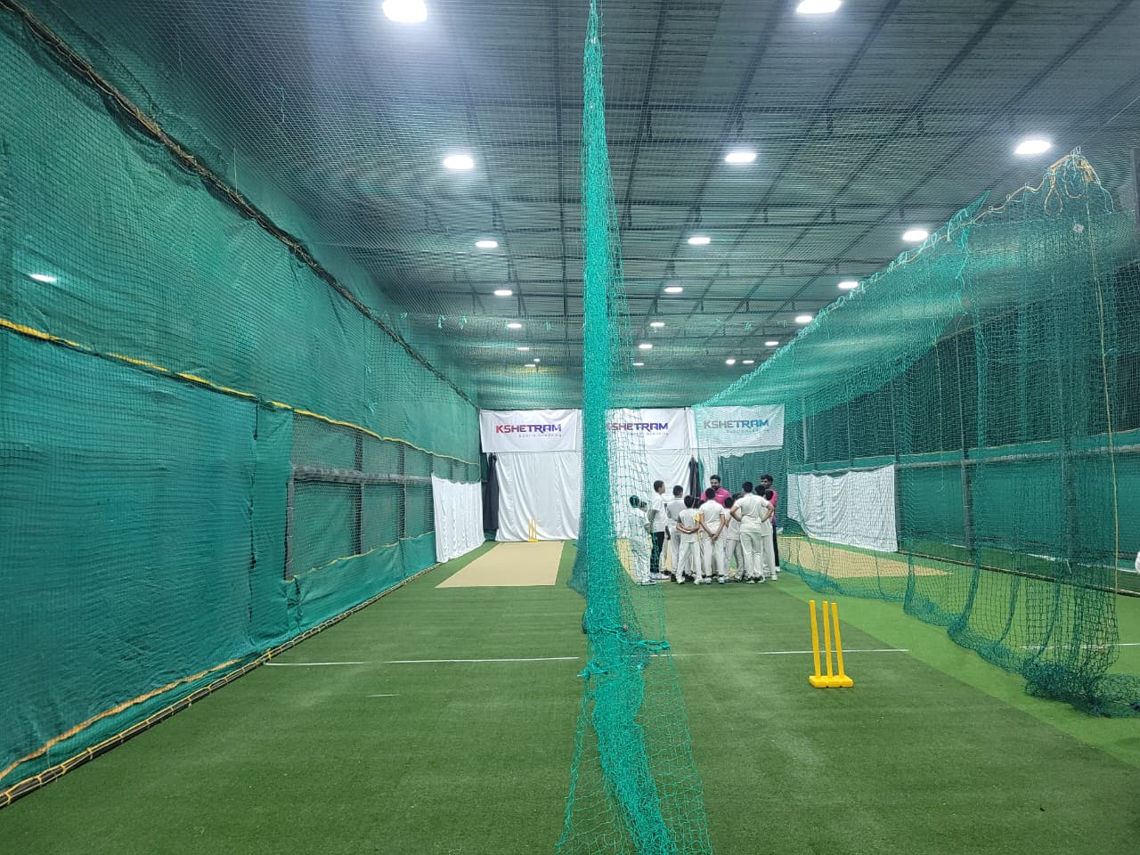 indoor cricket nets