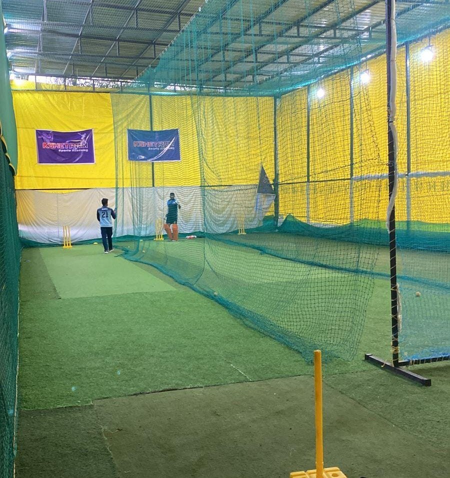 indoor cricket nets